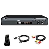 Kompakter DVD-Player mit SCART-Anschluss, Regionsfreier HD-DVD-CD-Player mit...