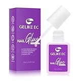 Gelike ec Nail Glue Extra Stark: 10g Nagelkleber für press on nails Kunstnägel...