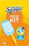 Swiffer Staubmagnet Kit Mit 1 Handgriff Und 7 Nachfülltücher, Nimmt Staub Auf...