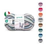 Gründl Wolle Hot Socks Como, Sockenwolle / Sockengarn 4-fach 1 Knäuel 100 g /...