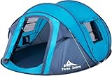 Three Bears Instant Pop-Up Zelt 3-4 Personen Zelt mit Einfacher Automatischer...