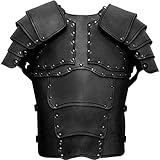 Keuyeo Mittelalterliche Wikinger-Piraten-kostüm-rüstung, Kunstleder, Brust-...
