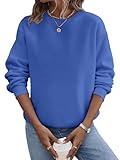 TICTICMIMI Lässige Damen-Sweatshirts mit Rundhalsausschnitt, langärmelig,...