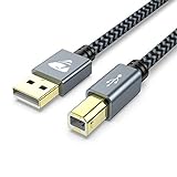 USB Druckerkabel, Scannerkabel 2.0 Kable【3M】 USB A auf USB B Drucker Kabel...