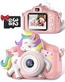Kinderkamera, Gofunly Kinder Kamera 1080P 2,0-Zoll-Bildschirm Selfie...