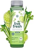 LiveFresh BIO Selleriesaft Kaltgepresst | 97% Selleriesaft, 3% Limettensaft |...