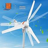 VEVOR Wind Turbine Generator, 12V/AC Wind Turbine Kit, 400W Wind Power Generator...