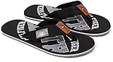 Tommy Hilfiger Herren Flip Flops Essential Th Beach Sandal, Schwarz (Black), 43