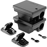 Mice&Co Set 2 Köderboxen mit Schlüssel + 2 Präzisions-Schlagfallen –...