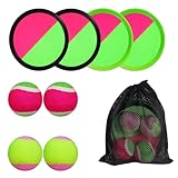 Klettballspiel Bälle, Klettballspiel Klettball Strandspielzeug, Klettspiel Wurf...