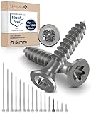 Holzschrauben Torx Schrauben 5x30 Edelstahl V2A rostfrei Spanplattenschrauben...