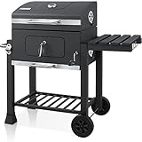 KESSER® Grill Grillwagen XXL Holzkohlegrill mit Deckel , Rädern ,...