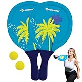 Schildkröt Neopren Beachball Set I 2 Schläger, 2 Bälle, 1 Netztasche I...