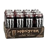 Monster Energy Ultra Black® Kohlensäurehaltiger Energy Drink | L-Carnitin +...