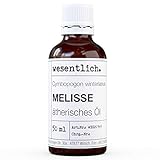 wesentlich. Melissenöl - ätherisches Öl - 100% naturrein (Glasflasche) - u.a....