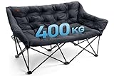 EVER ADVANCED Campingstuhl Faltbar 145cm Breit für 2 Personen Faltsofa 400KG...