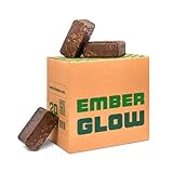 Bioenex Emberglow Nachtbriketts | 8 Stunden Brenndauer | Jede Packung enthält...