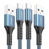 USB C Kabel [1M+2M 2-Pack] 3.1A Schnellladekabel USB auf USB C Ladekabel für...