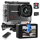 Apexcam M80 mit 64G Karte Action Cam 4K60FPS 48MP WLAN Sportskamera...