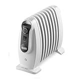 De'Longhi Radiator TRNS0808M – Kompakt mit stufenloser Temperaturregelung, 800...