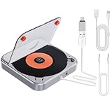 CD Player für Auto mit USB/AUX-Anschluss, CENXINY Externer CD-Player kompatibel...