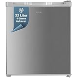 homeX Mini Gefrierschrank, Gefriertruhe klein - 33L Nutzinhalt, 4-Sterne...