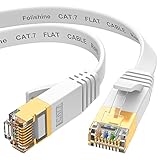 Folishine Cat7 Ethernet Kabel 5m, Hochgeschwindigkeits- Gigabit RJ45 LAN...