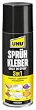 Uhu 48900 - Sprühkleber 3 in 1 Permanent - Korrigierbar - Wieder Ablösbar 200...