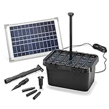 esotec Solar Teichfilterset Starter 12/650 | Teichfilter Komplettset | Pumpe...