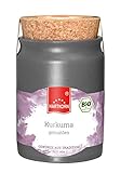 Kurkuma, gemahlen - 80 g Bio Gewürz im Keramiktopf mit Korkdeckel von Hartkorn...