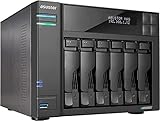 Asustor Lockerstor 6 Gen 2 AS6706T | 6 Bay NAS - Netzwerkspeicher Gehäuse, Quad...