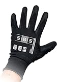 SBS Nylonhandschuhe | 12 Paar | Größe 10 Professional | Bauhandschuhe...