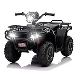 Elektro Kinderquad, 12V Kinder Elektrische ATV mit LED-Scheinwerfern, Musik &...