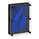 Relaxdays 3D Nagelbild Pinart, Retro Nagelspiel, 13x18 cm, 3D-Abdruck,...