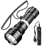 WholeFire Tauchlampe LED Extrem Hell 10000 Lumens, IPX8 Wasserdicht 50M...