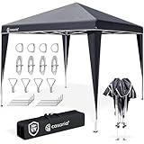 CASARIA® Pavillon Capri 3x3m Pop-Up UV-Schutz 50+ Wasserdicht Winterfest mit...