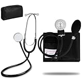 Blutdruckmessgerät Manuell, Blutdruckmanschette Oberarm with Stethoskop,...