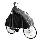 Eruaolytic Regenponcho Fahrrad Damen & Herren – Wasserdichtes XXL...