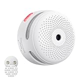 X-Sense Mini-Rauchmelder mit Magnethalterung, Magnethalter, Rauchmelder mit 10...