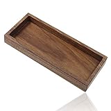 aufodara Stiftehalter Schreibtisch Organizer Holz Schale, 19,1 x 8,2 x 2,2 cm,...