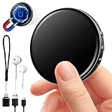 64GB Diktiergerät Mini - Aufnahmegerät mit Spracherkennung Magnet Voice...