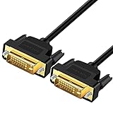 SOEYBAE DVI zu DVI Kabel 1m, DVI-D 24+1 HD TV Auflösung 1920x1200, vergoldete...