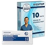 HIGHTOP SARS-CoV-2 Rapid Test (10 Stück einzeln verpackt), Corona Schnelltest,...