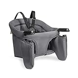 hauck Fix N Sit, Grau - Faltbarer Baby Tischsitz für Kinder ab 6 Monaten bis 15...