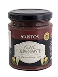 ARISTOS schwarze Tapenade aus griechischen Kalamata Oliven – 3x 190g leckere...