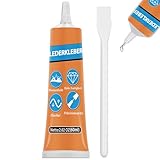 Nayrmaer Lederkleber, 60ml Transparenter Leder Kleber Reparatur Sofa, Pu Lede,...