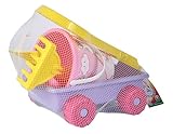 Sandwagen Unicorn gefüllt, L:31cm, 6 Teile, Eimer, Wagen, Schaufel, Rechen, 1x...