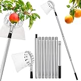 Ambolio Obstpflücker,4.2 m Fruit Picker with Telescopic Handle, Fruit Picker...