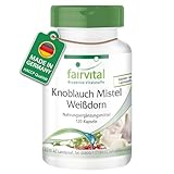 Fairvital | Knoblauch Kapseln mit Mistel + Weißdorn - 120 KMW Kapseln -...