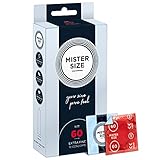 MISTER SIZE Kondome gefühlsecht hauchzart 60mm im 10er Pack/extra dünn & extra...